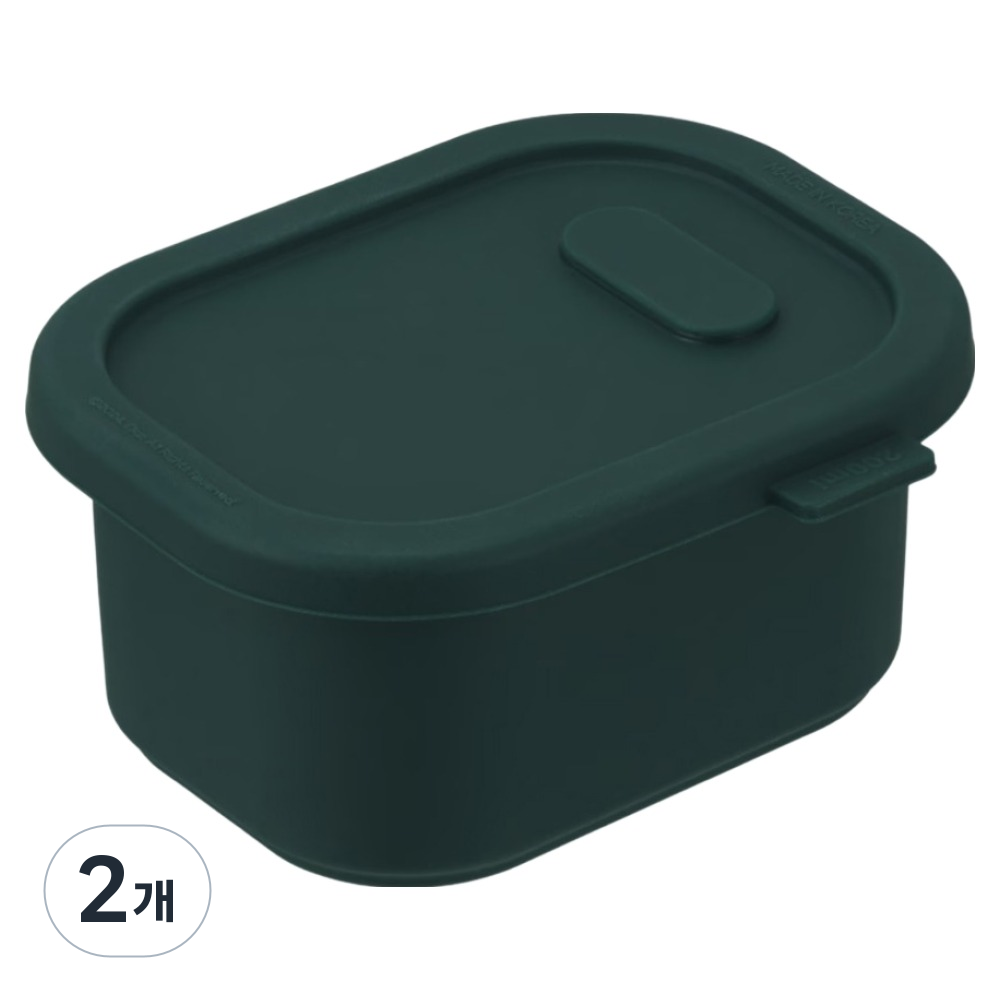 디아르 플래티넘 실리콘 냉동밥보관 밀폐용기 다크그린 13,200원