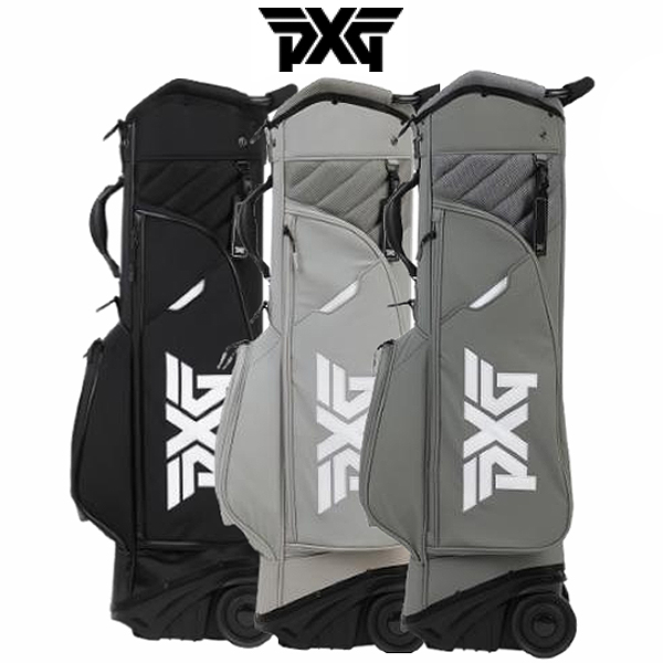 PXG 8.0 슬림 휠 카트백 골프백 SLIM WHEEL CART BAG, 블랙 500,000원