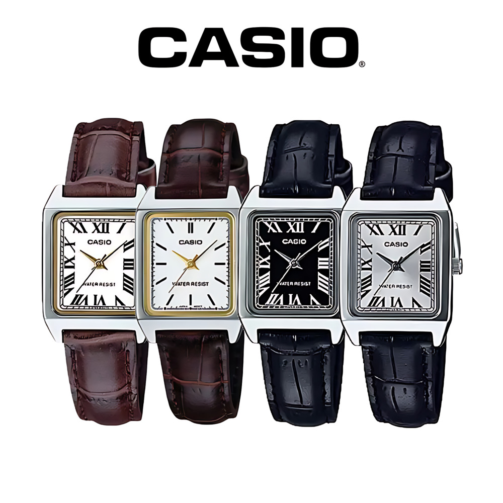 카시오 가죽시계 사각 스퀘어 여자 가죽시계 LTP-V007L 27,300원
