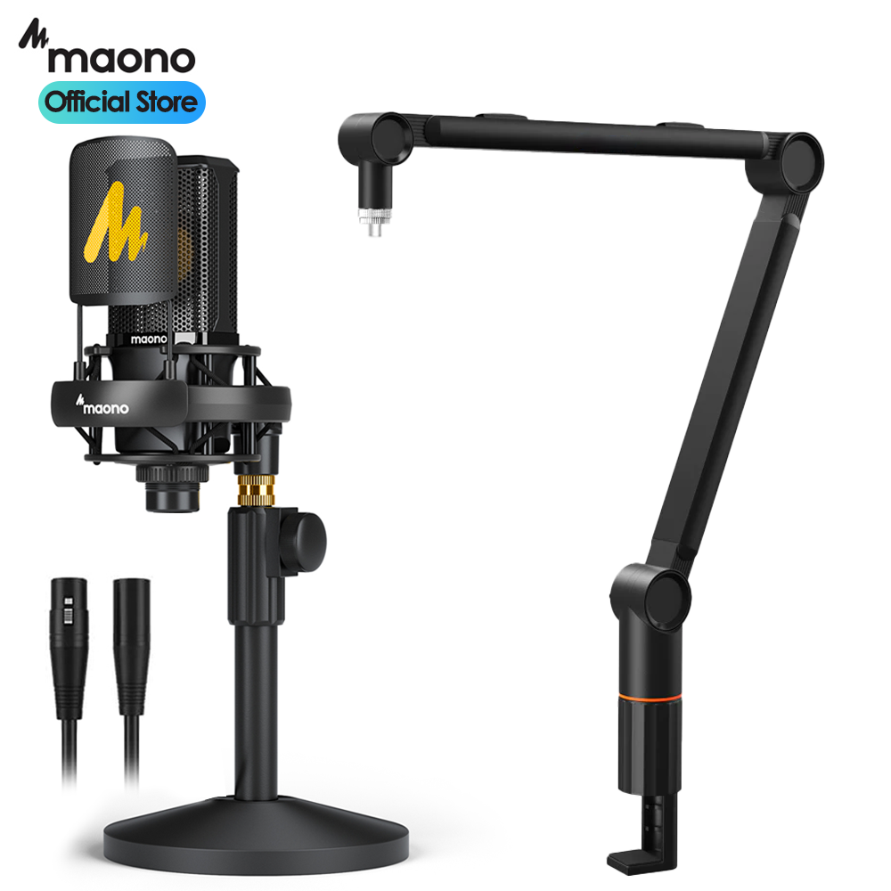 마오노 PM500 + 붐암 스탠드 스튜디오 레코딩 보컬용 방송용 유튜브 XLR 콘덴서 마이크 패키지 237,000원