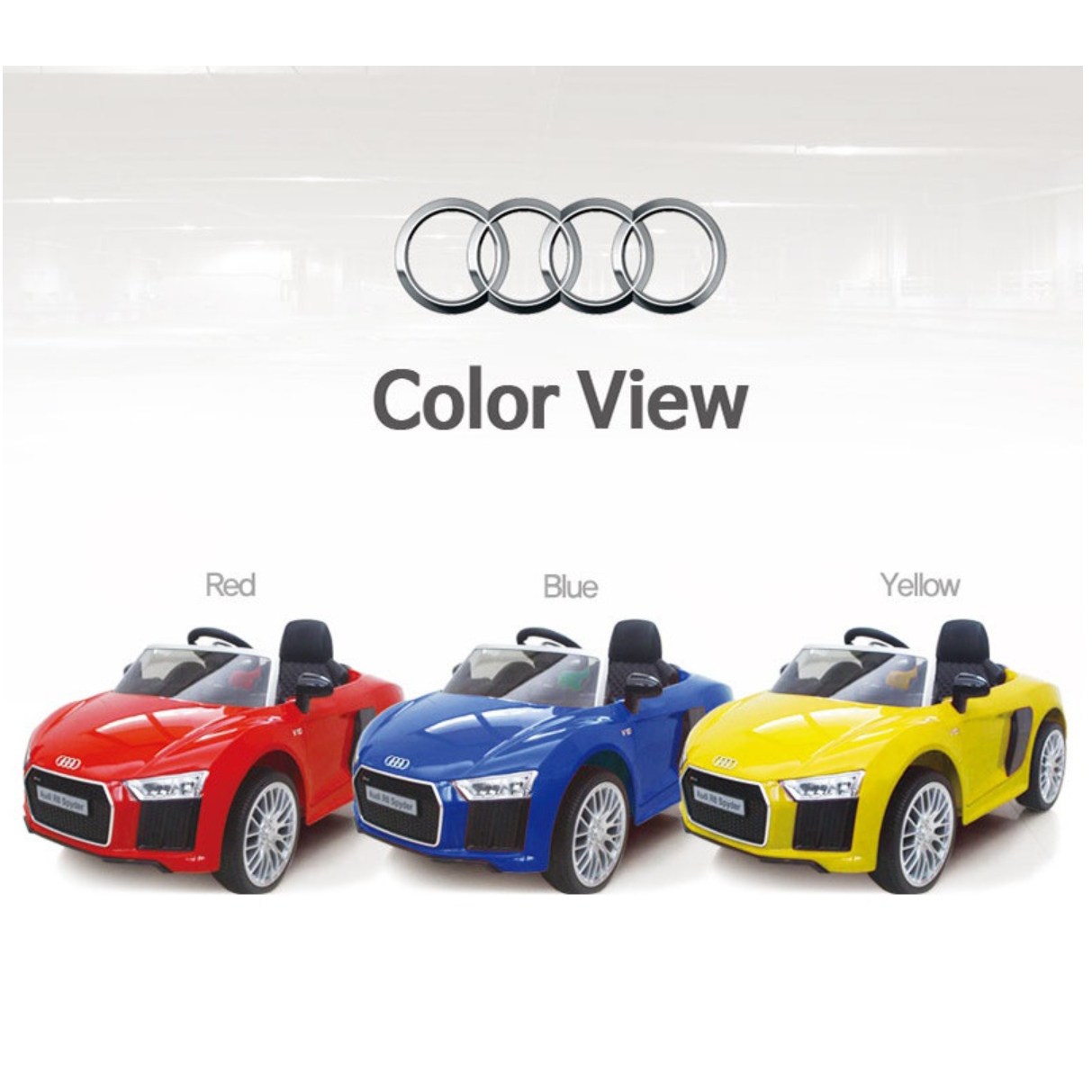 아우디 R8 스파이더 스포츠카 안전한 전동차 어린이 아동 어린이날 생일 조카 선물 장난감 270,000원