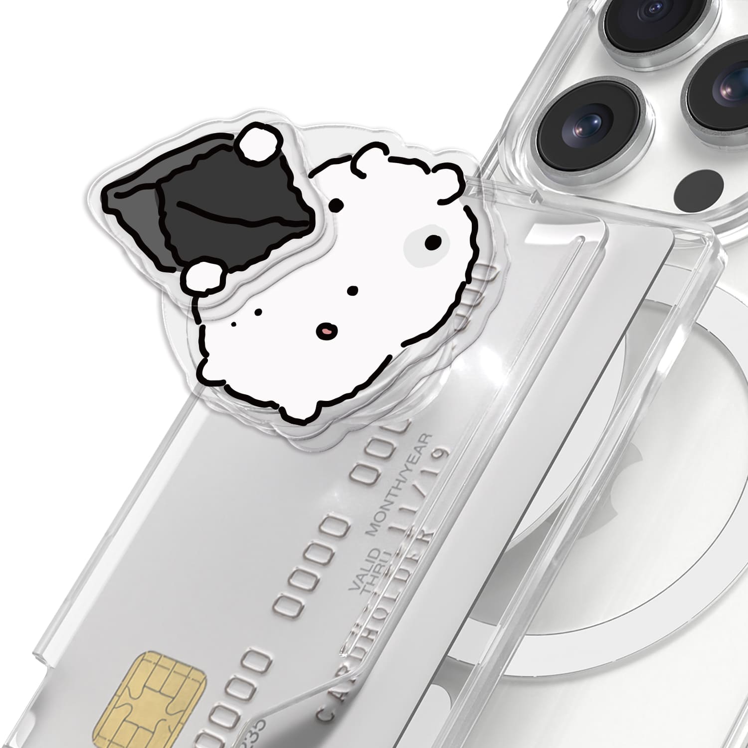 [168cm x 눈멍이] 맥세이프 카드지갑 그립톡 26,000원