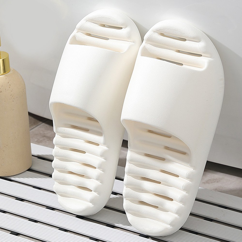 EVA 물빠짐 논슬립 욕실 물빠짐 욕실화 베란다 슬리퍼 욕실슬리퍼, 화이트(여성용), 1개 4,900원