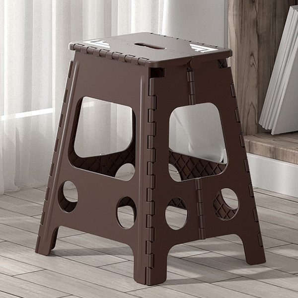 [안전잠금]휴대용 플라스틱 접이식 의자 특대형 브라운, 브라운 특대형(XXL) 45cm, 1개 13,110원