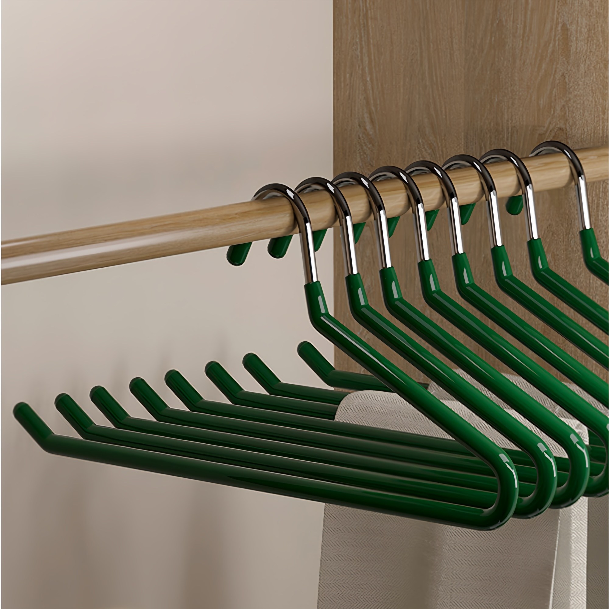 제이밀 슬림 바지걸이, 그린, 10개 6,800원