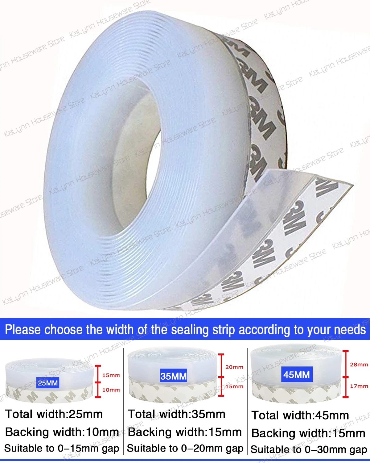 5M-10M 도어 하단 씰 스트립 날씨 창 고무 씰 Weatherstrip 방풍 먼지 자체 접착 도어 앞 유리 씰링 테이프 12,340원
