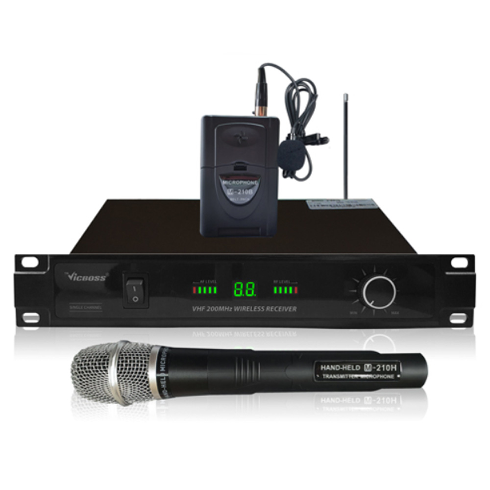 [음향] 빅보스 VICBOSS P-201N, 1채널 200메가, 무선마이크 (P201N) 170,000원