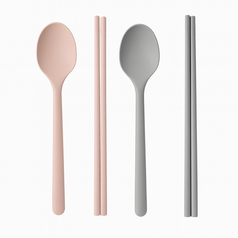 소소낫 실리콘 수저 2인세트 11,900원