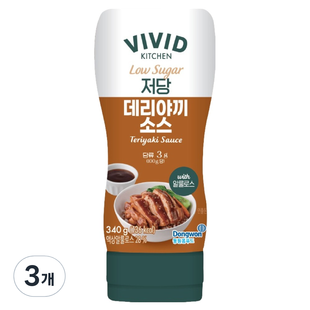 비비드키친 저당 데리야끼 소스 7,470원
