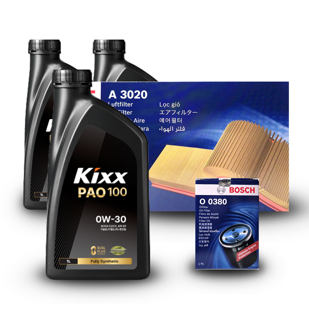 K5 (DL3) 1.6터보 가솔린 엔진오일세트 킥스 파오100 0W30 (PAO100) (구) 파오1 89,100원