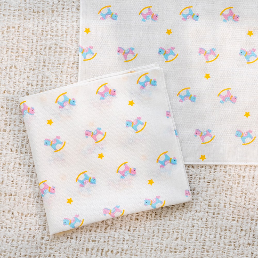 리에또베이비 신생아 무형광 순면 엠보 가제 손수건 10매 12,400원