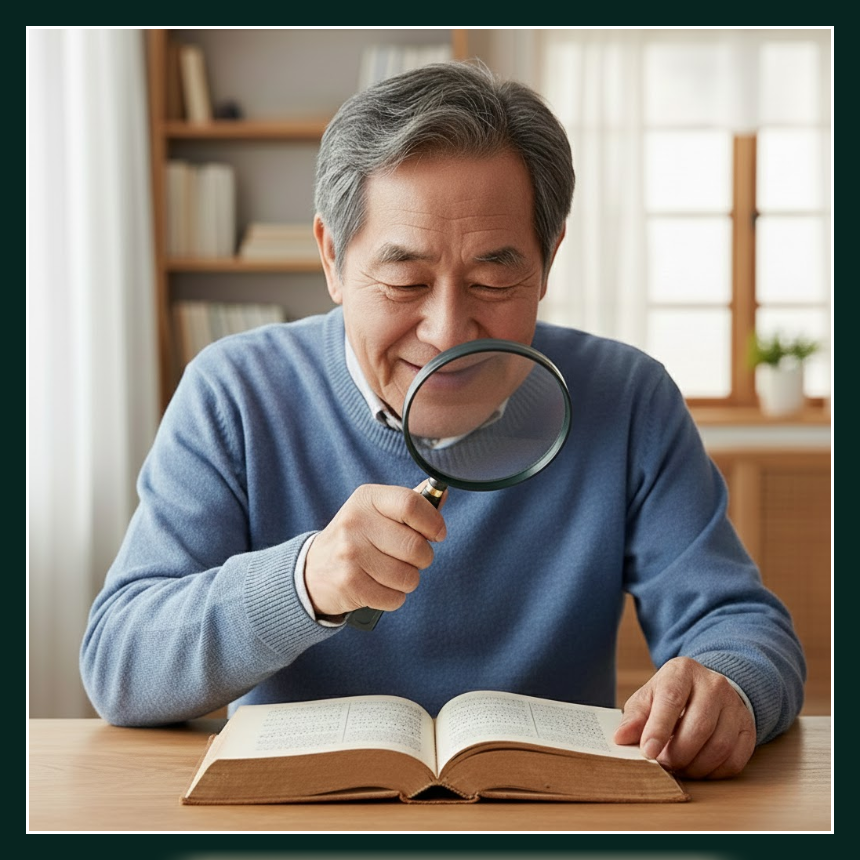 리루나 고배율 노인 독서용 돋보기 9,400원