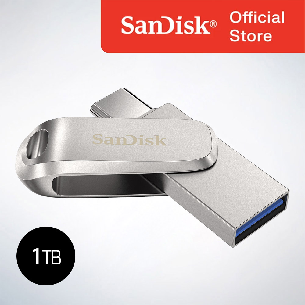 샌디스크 USB 메모리   울트라 듀얼 드라이브 럭스  Type-C OTG USB 3.2 SDDDC4 1TB 219,000원