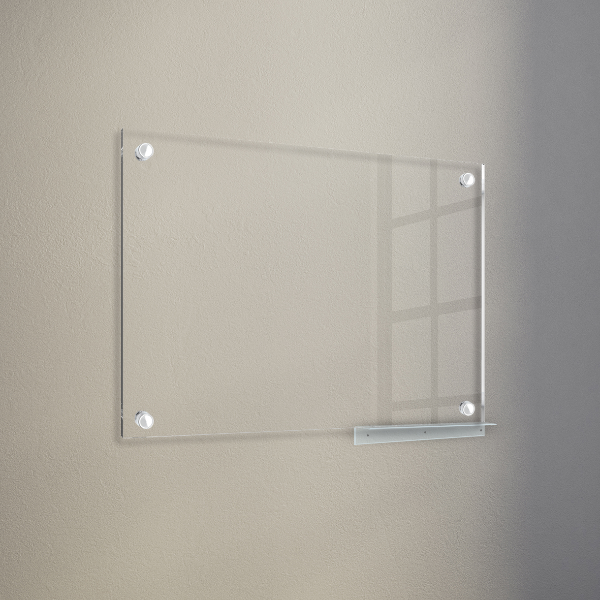 마이보드 다보형 유리 칠판 무지기본형 투명 + 고급형 투명 펜받침대 세트 89,000원