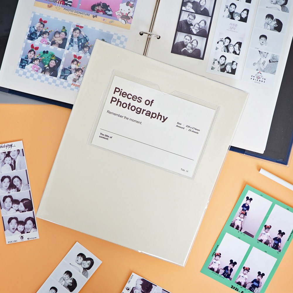브랜드엘 네컷 스티커 인생 사진 앨범 바인더 포토 초음파앨범 티켓북 포토북 사진첩 50페이지 16,500원