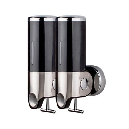 디펜서  디스펜서 벽걸이 사각형 수동 샤워 샴푸 비누 액체 싱글 더블 트리플 용기 500ml 22,400원