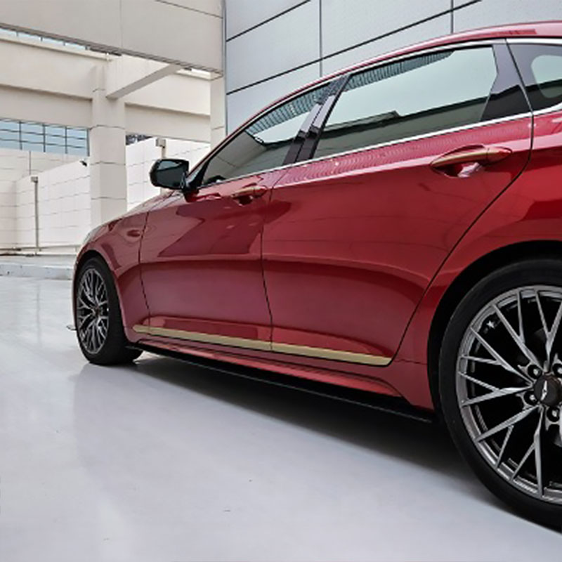 제네시스 G80 스포츠 카본 사이드 립 스플리터, 사이드 윙 미장착, 카본 사이드 립 530,000원