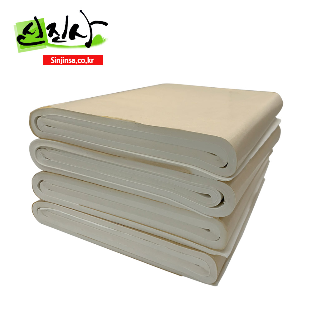 신진사 연습용 화선지 모음(신연지,백화지,송지,이합지), 백화지 전지 100장 53,000원