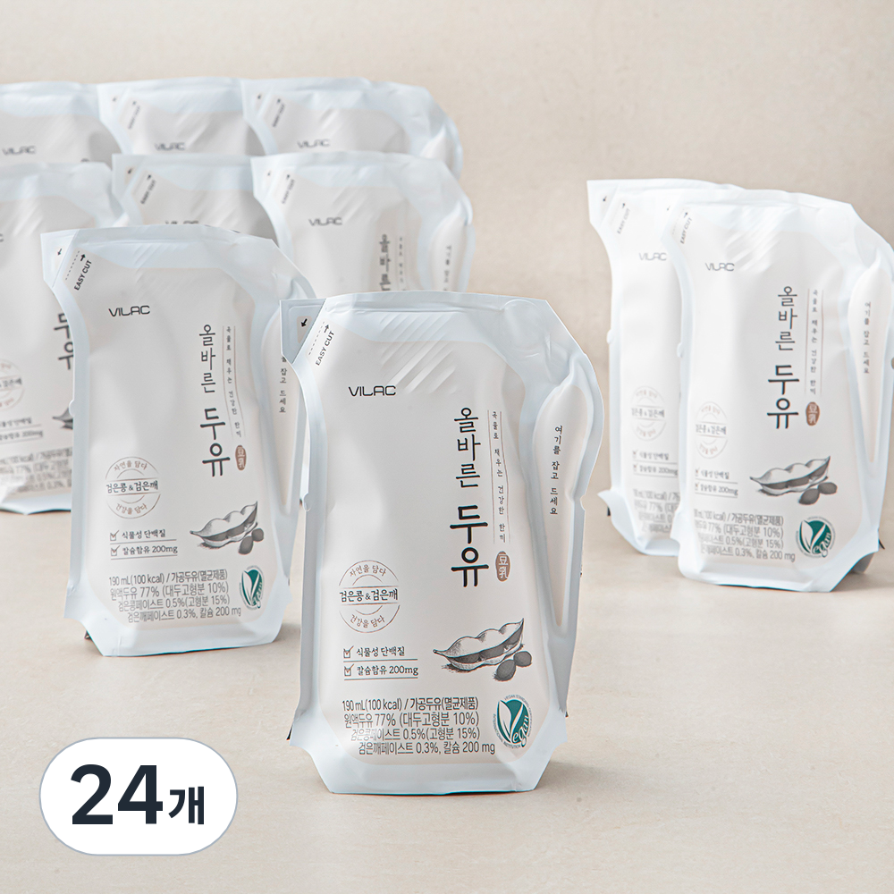 [로켓프레시] 비락 올바른 두유 26,000원