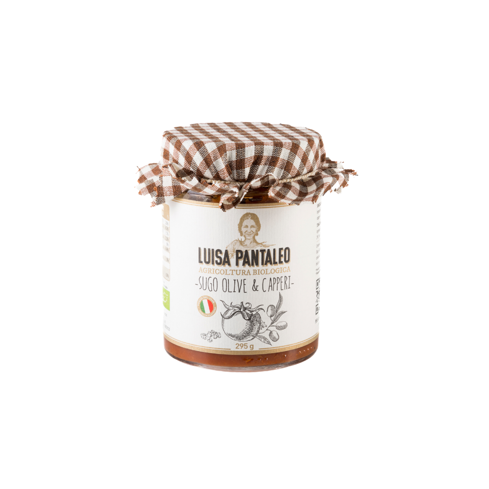 루이사 판탈레오 유기농 올리브 & 케이퍼 토마토 소스 Luisa Pantaleo, 1개, 500g 27,800원
