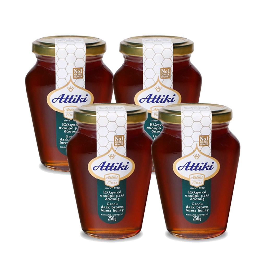 아티키 그리스 감로꿀 그릭 허니 다크브라운 꿀 250g, 4개, 250g 120,630원