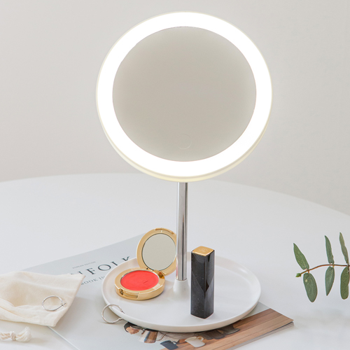 IRENE 충전식 LED 화장 탁상거울 15,900원