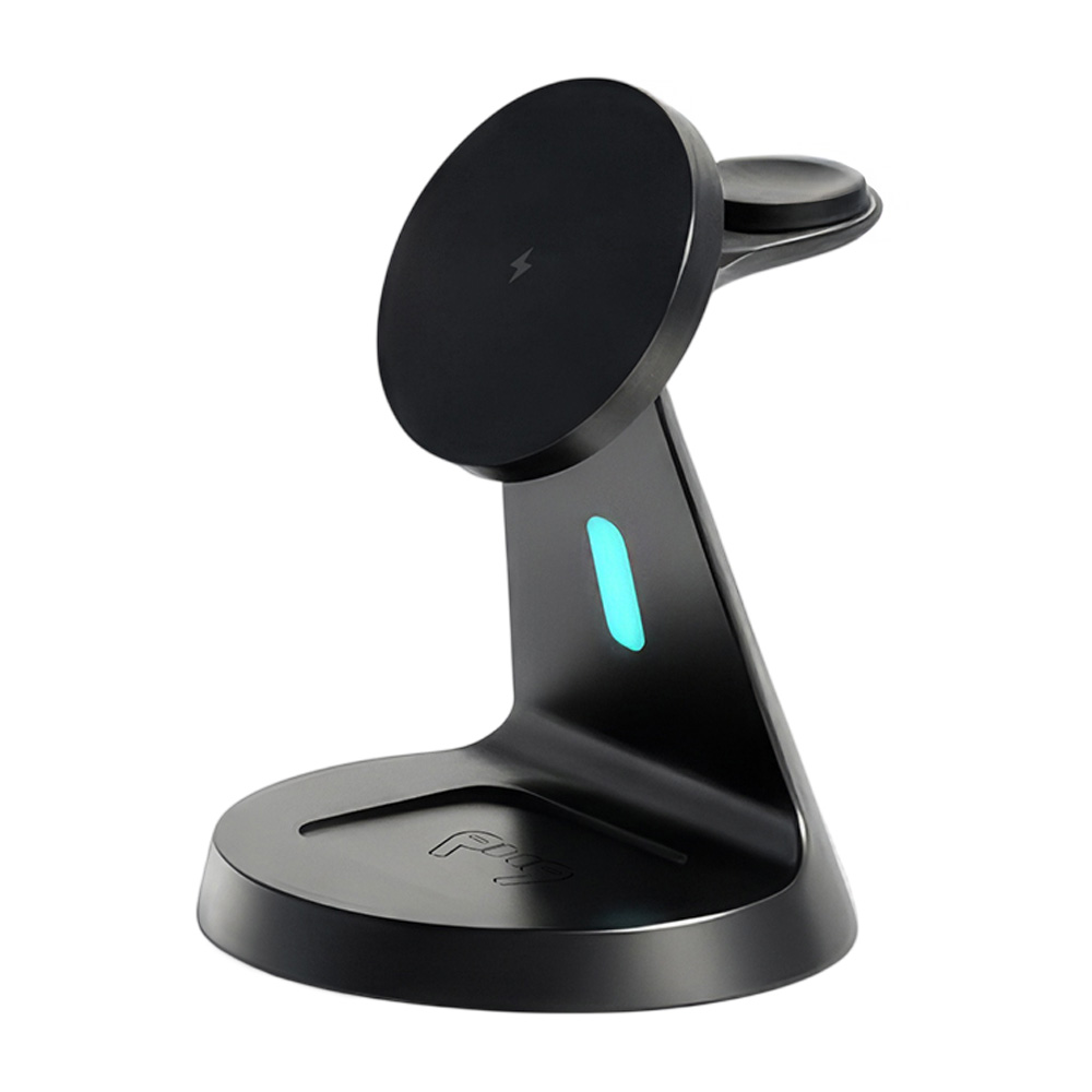 뉴클 3IN1 맥세이프 마그네틱 무선 고속충전 스탠드 충전기, 블랙, 1개 25,900원