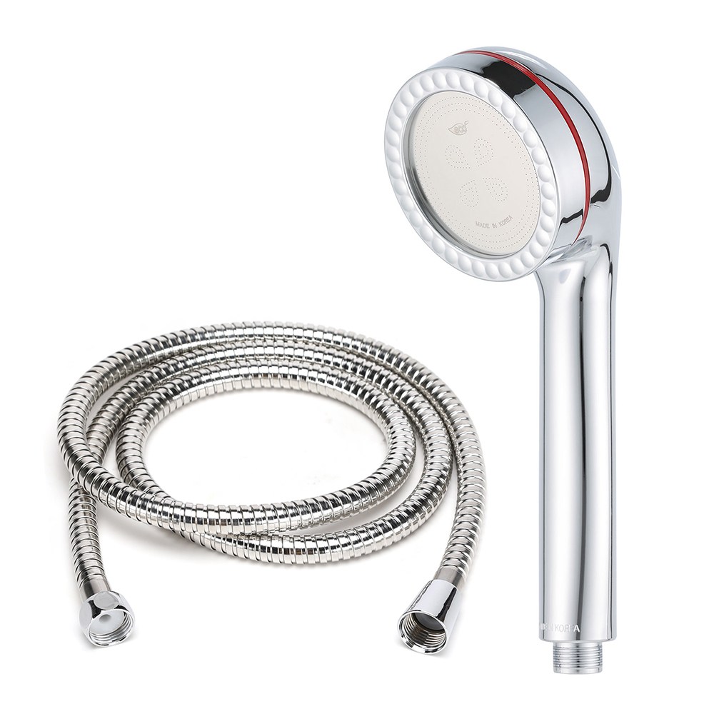 경민테크 바람폭풍 점보 욕실용 샤워기 헤드 + 스텐레스 샤워호스 1.5m 22,640원