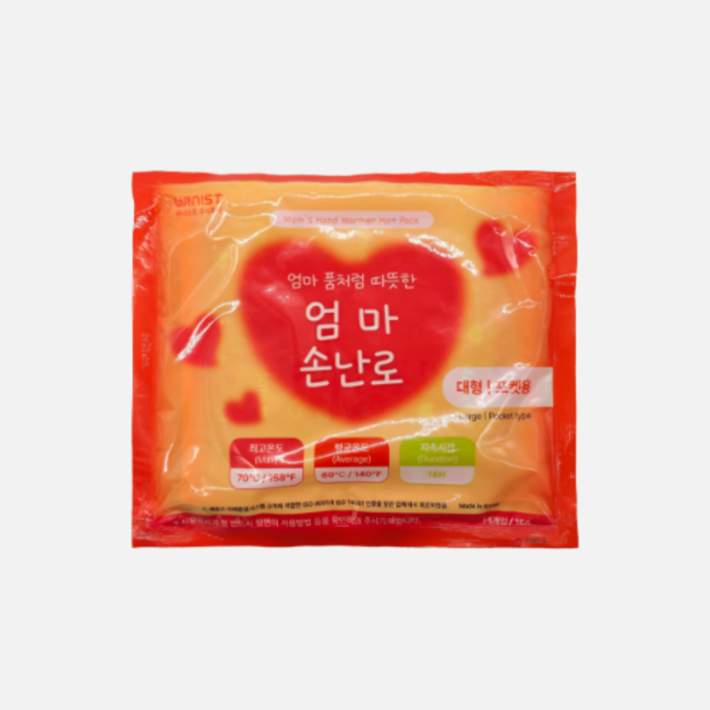 엄마 손난로 핫팩(160g) 10개 MNT-7519 31,100원