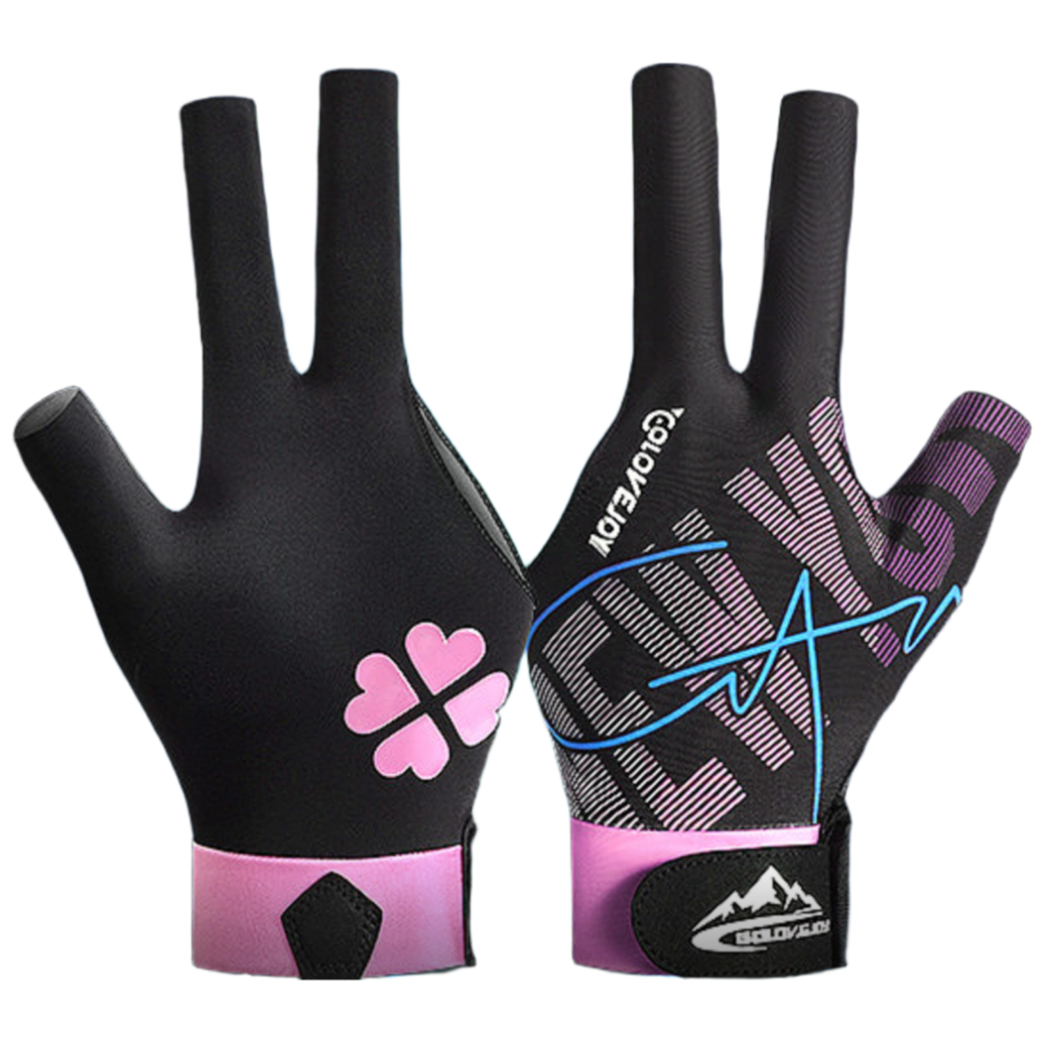 트레이닝스토어 선수용 오른잡이용 당구장갑 3개 세트 남여 공용 논슬립 클로버 PBA 프로장갑(왼손착용), 1세트 24,300원