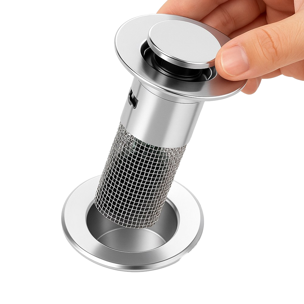 팝업식 원터치 개수대 프리미엄 고품질 간편조작 만능 물빠짐 배수구 화장실 PWF686B4, 1개 7,050원