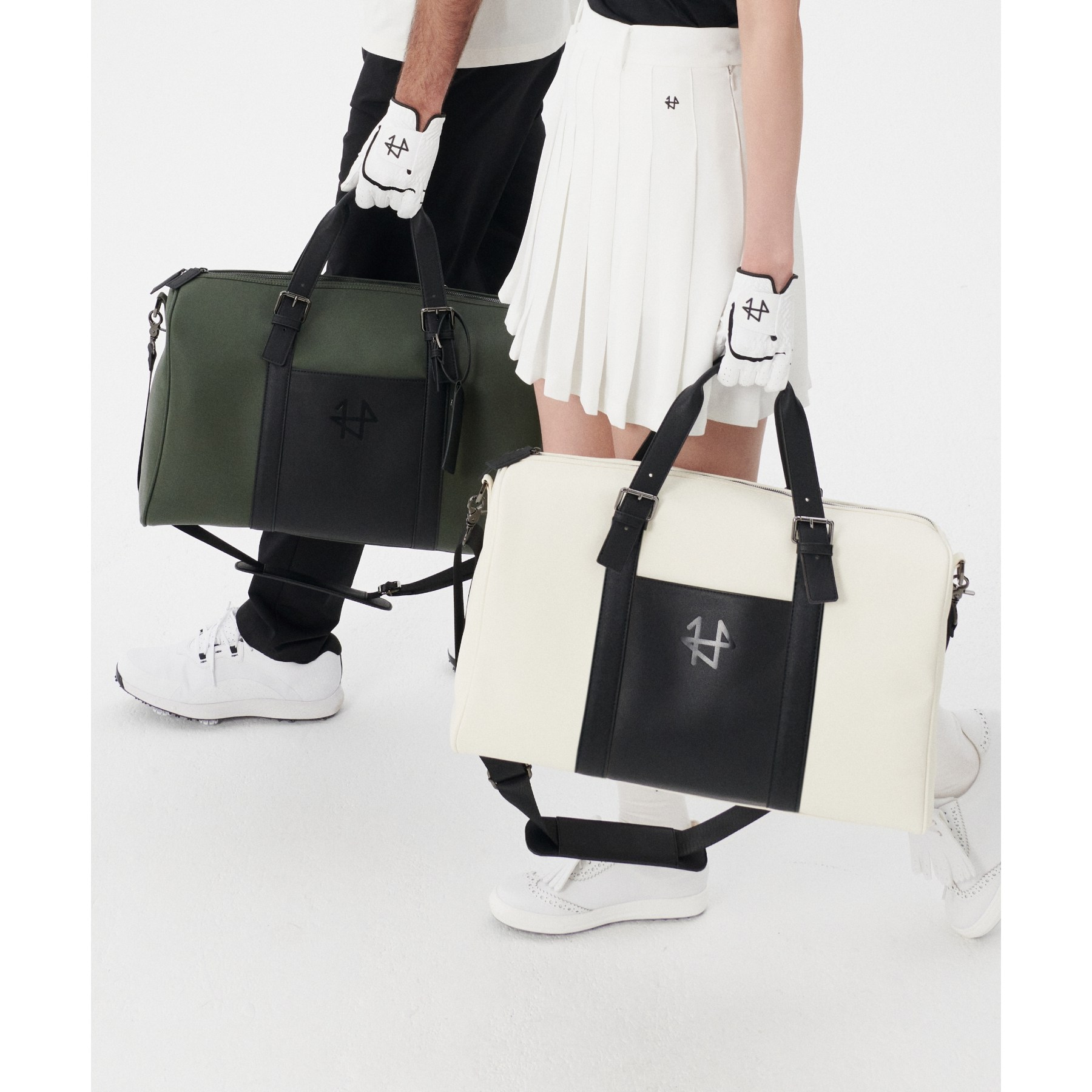 에이틴에이치 클래식 허석프로 골프캐주얼 보스턴백, 카키 160,570원