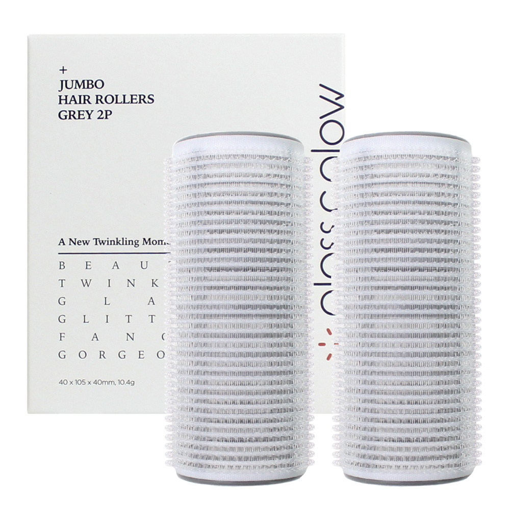 글로스앤글로우 점보 헤어롤 2p, 그레이, 2개 5,120원