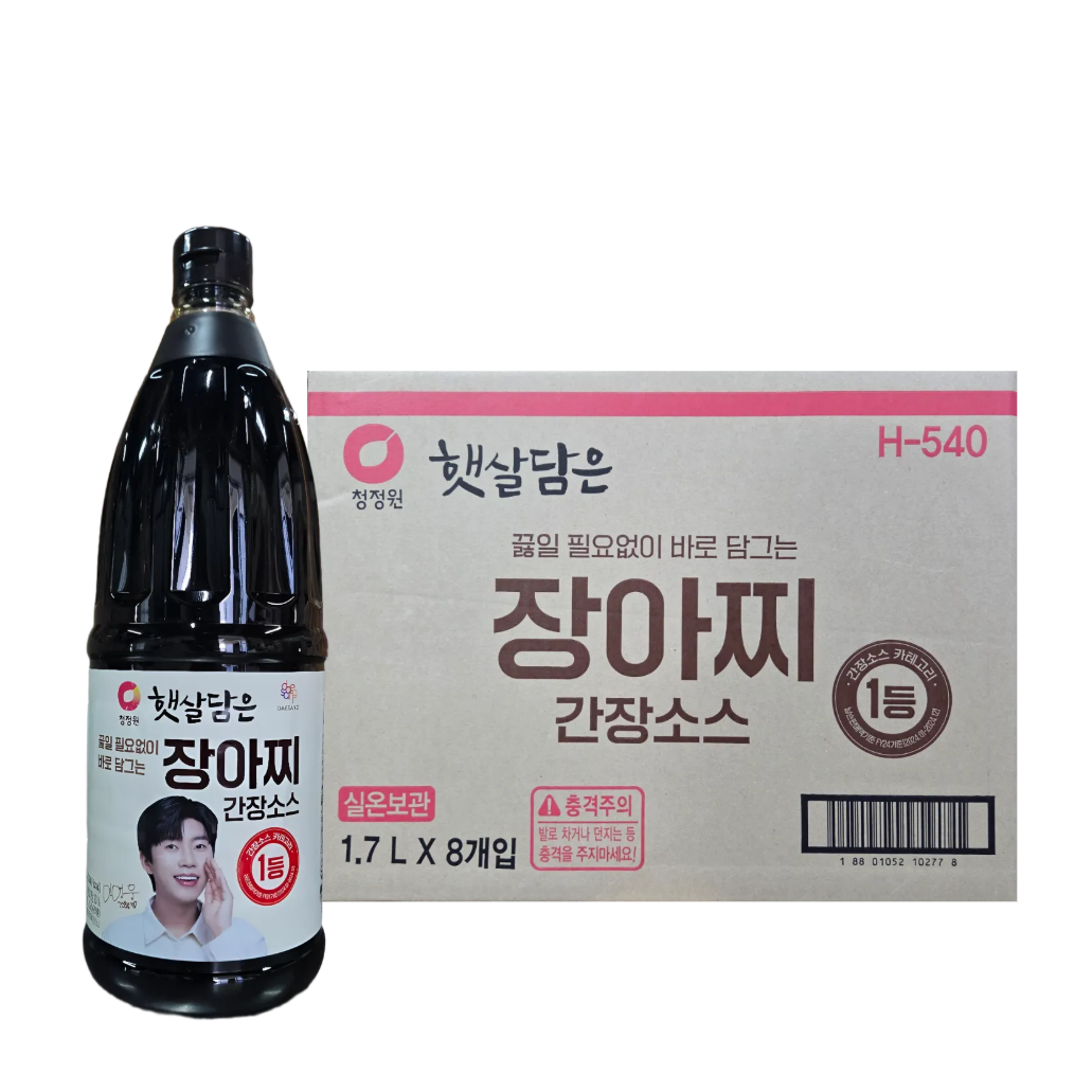 [박스] 청정원 장아찌 간장소스 1.7L 8입 업소용 대용량 캠핑 식자재, 8개, 1.7L 43,900원