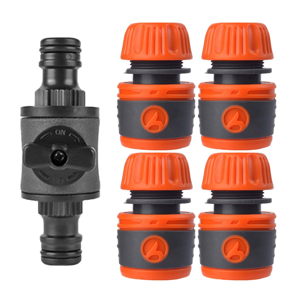 길그리 호스 중간 밸브 호수 연결 커넥터+원터치 어댑터(12-16mm) 5종세트 6,980원