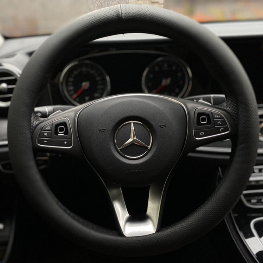 홉스 가죽 원형 자동차 핸들커버 12,850원