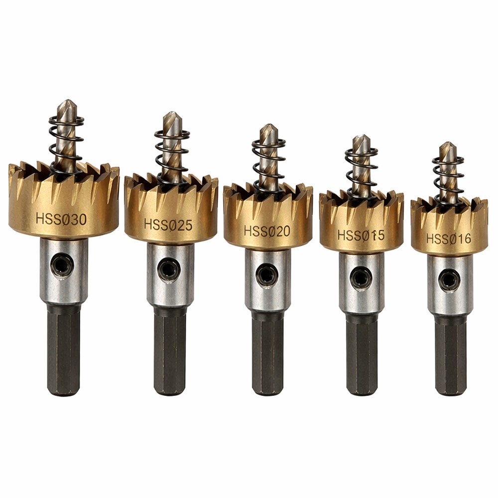 아띠꼴로 철벽관통 5개1세트 초경 홀쏘 스텐 철판 목공 홀커터, 1세트 13,400원