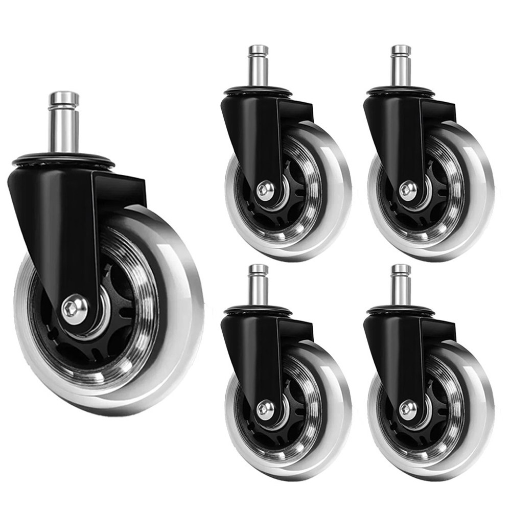 대형 층간소음없는 통 우레탄 의자바퀴 5개구성 14,700원