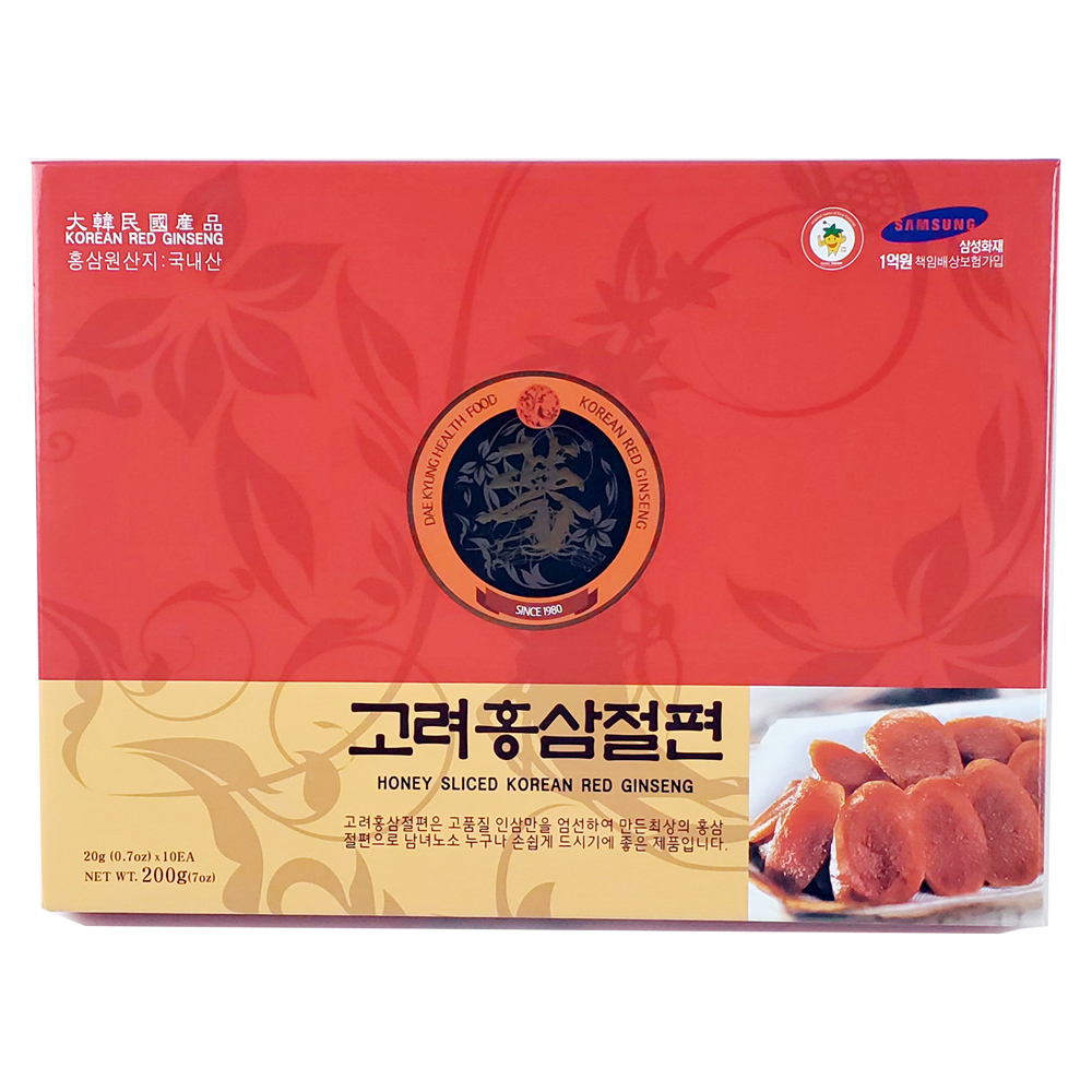 홍삼절편 금산한누리식품 고려홍삼절편 20g (10개) + 쇼핑백, 10개, 20g 24,900원