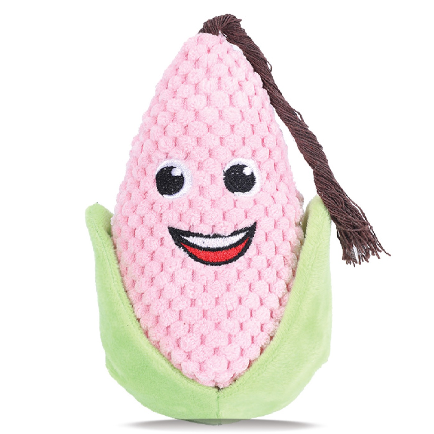 멍냥 강아지 옥수수 삑삑이 바스락 이갈이 장난감, 핑크, 1개 5,900원