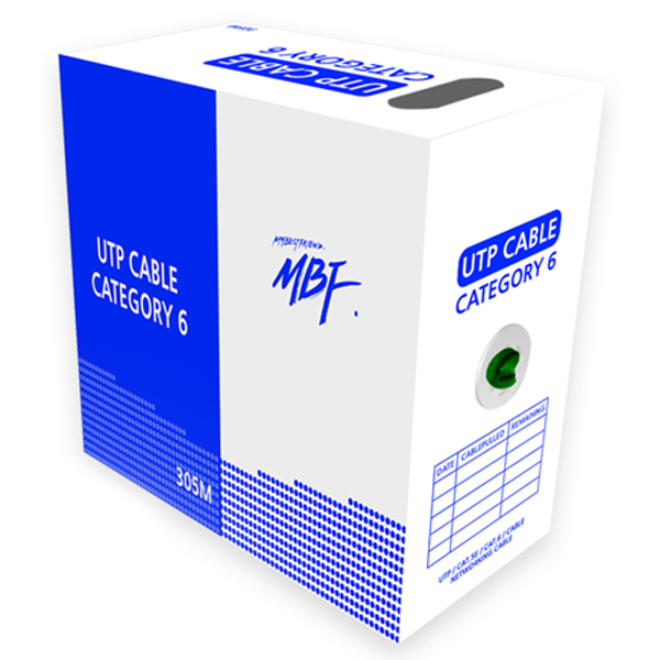 엠비에프 CAT.6 UTP 랜 케이블, 그린, 1개, 305m 48,810원