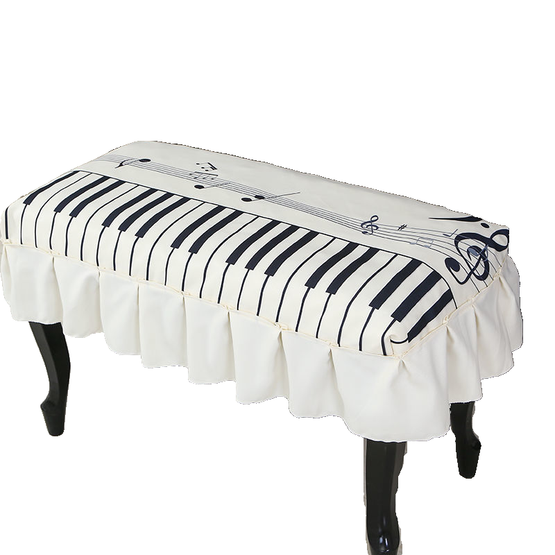 SKANDSALO 일러스트 캐릭터 피아노 의자 스툴 커버, AT + 2인용 스툴커버(78*38cm), 1개 22,900원