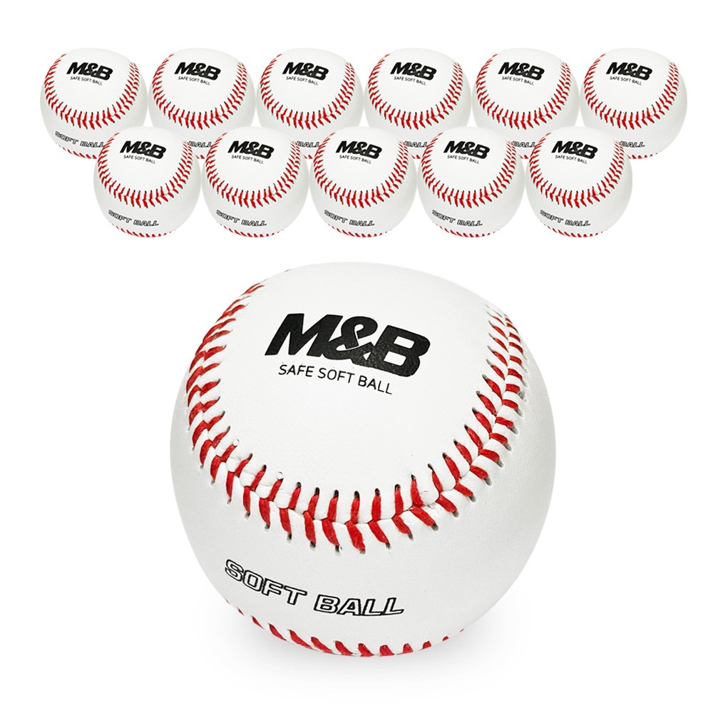 엠앤비 안전 야구공 소프트볼 연식구 12개입, 엠앤비 안전야구공 12개입, 12개 25,900원
