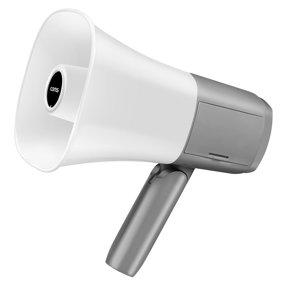 컴스 접이식 무선 확성기 녹음 스피커 기능 USB 핸디 메가폰 15W 23,200원