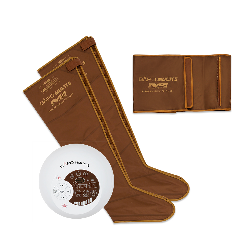 가포 멀티5 공기압 본체+ 다리 + 허리커프 다리 마사지기 세트 GAPO MULTI 5 PLUS, GAPO MULTI 5 PLUS, 혼합색상 177,840원