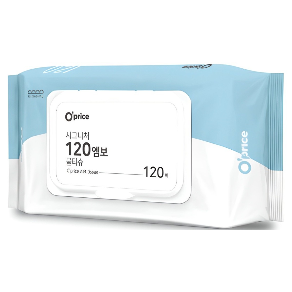 오프라이스 시그니처 120 엠보싱 물티슈 캡형, 10개, 120매입, 현재가 15,990원