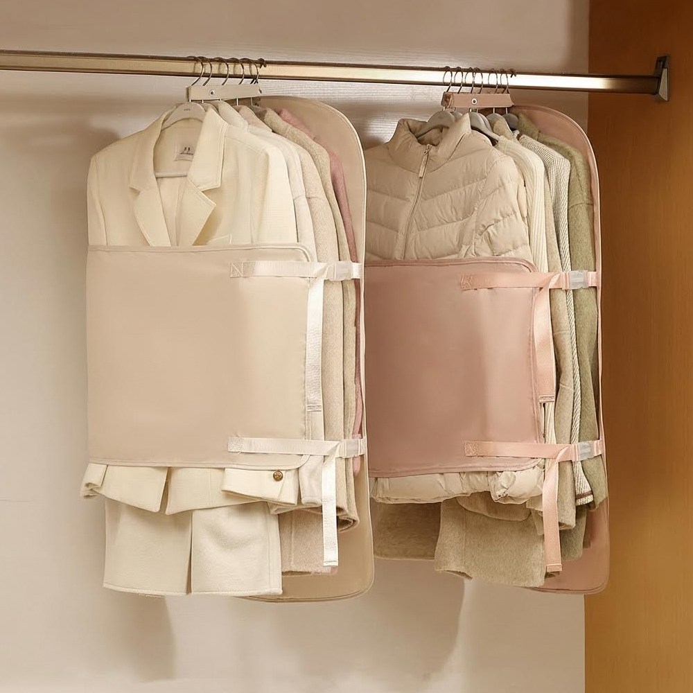 옷장정리  다용도 후크압축 수납팩 아우터 압축파우치 9,990원