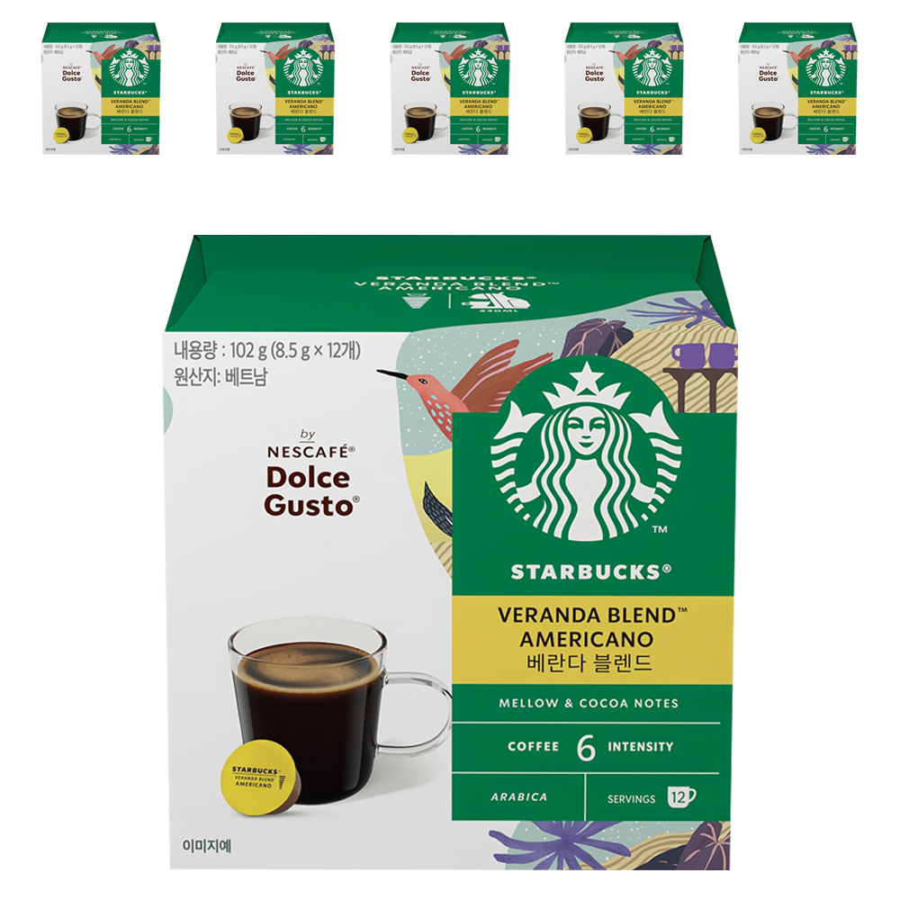 스타벅스 베란다 블렌드 by 네스카페 돌체구스토 캡슐커피 37,580원