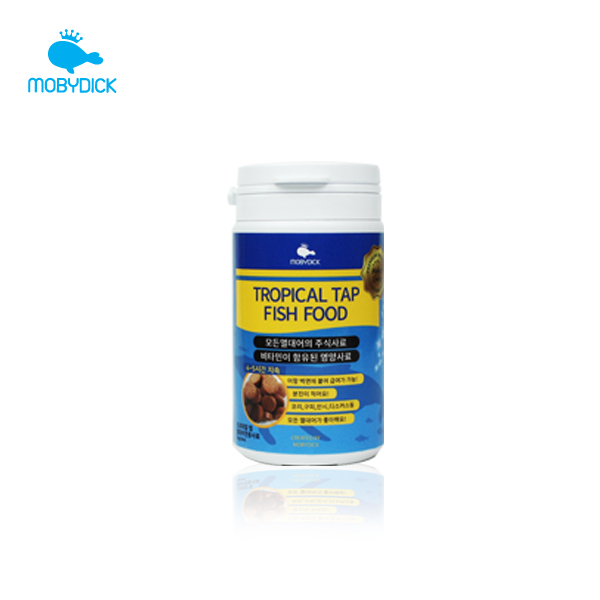 모비딕 트로피칼 탭 열대어 사료 60g 부착형 구피 금붕어 베타 치어 새우 먹이 밥 4,600원