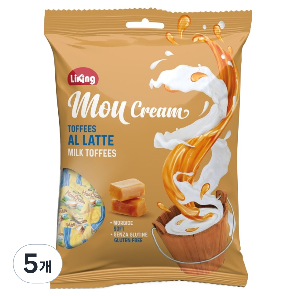 라이킹 모우크림 밀크토피 캔디, 150g, 5개 12,950원